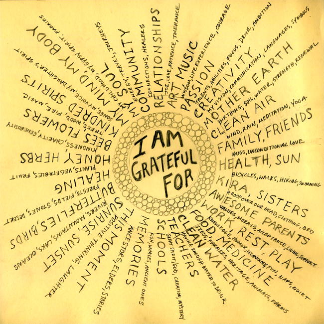 I am grateful for