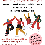 affiche Biodanza débutants ASPTT Blois